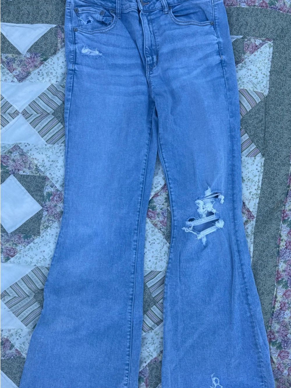American Eagle Outfitters Next Level Stretch Super High-Rise Flare